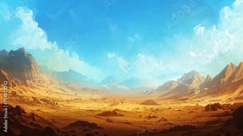 Desert Background Landscape