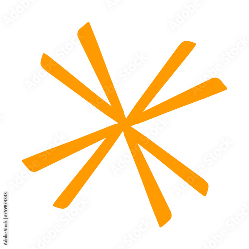 Sun rays Retro vintage style on yellow background, Sunburst Pattern Background. Rays. Summer Banner Vector illustration