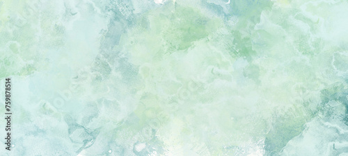 background abstrack photo hand painted watercolor with sky and clouds shape