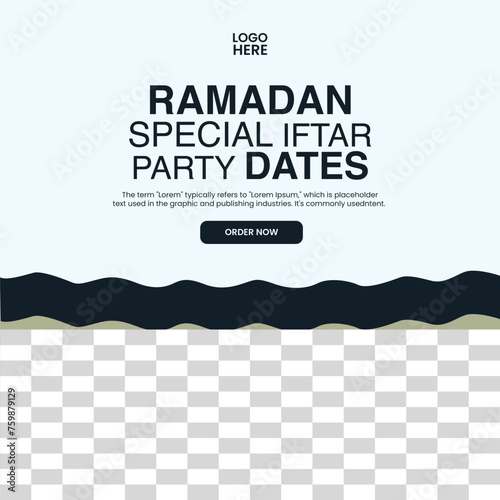 Ramadan Special Socila Media Template Design  photo