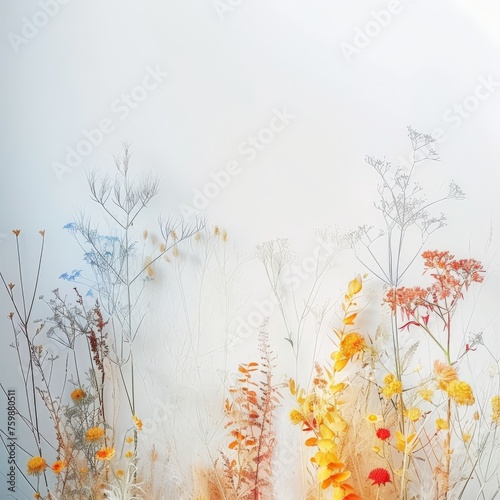 Field of Wild Flowers Painting © BrandwayArt