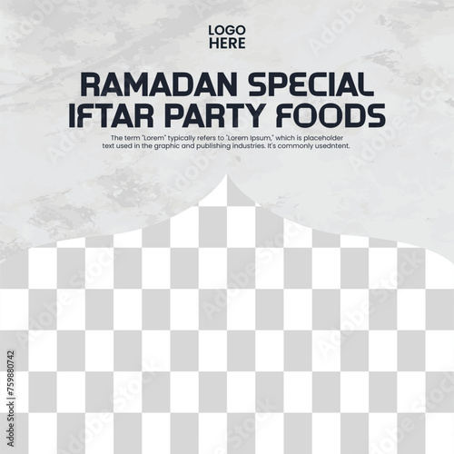 Ramadan Special Socila Media Template Design  photo