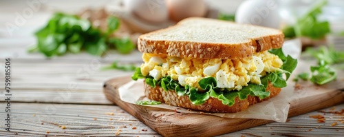 Delicious Egg Salad Sandwic...