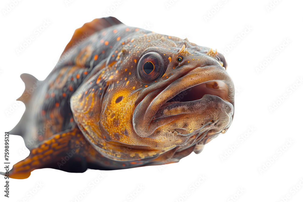 The strange behavior of marine fish, such as hunting prey, emphasizes the presentation of the wonders of nature. and amazing fish,Isolated on transparent background. The strange behavior of marine fish, such as hunting prey, emphasizes the presentation of the wonders of nature. and amazing fish,Isolated on transparent background.