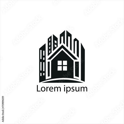 simple design real estate logo