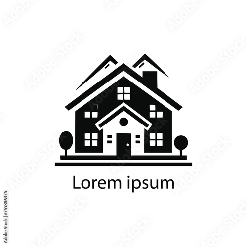 simple design real estate logo