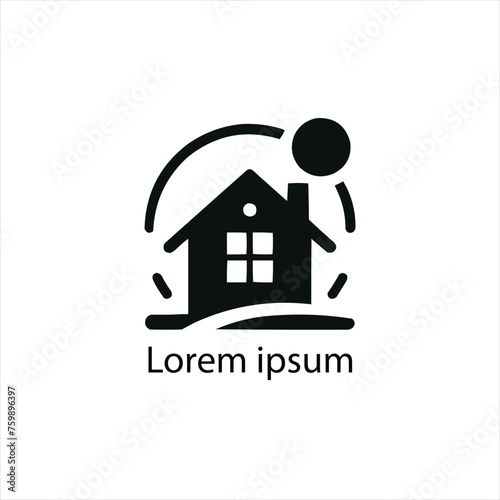 simple design real estate logo