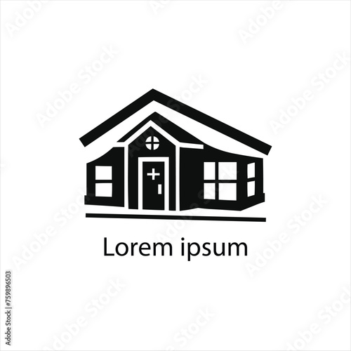 simple design real estate logo