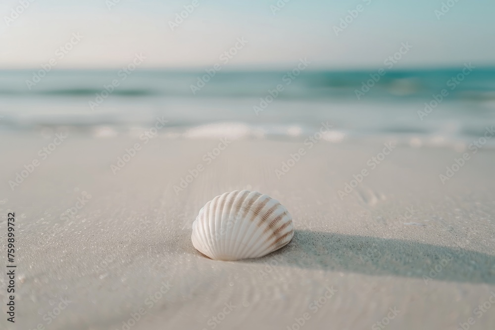 Seashells on the beach, island tourism concept, beach shell screen saver, advertising screen, public service advertisement Seashells on the beach, island tourism concept, beach shell screen saver, advertising screen, public service advertisement