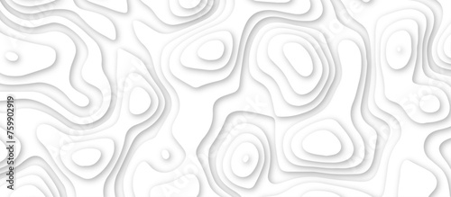 3d render, abstract white paper background. Paper cut vector art background banner texture. multi layer cutout geometric pattern on vector, Abstract soft white background with waves.