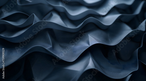 Elegant Abstract Blue and Gold Wavy Textures for Creative Design Use