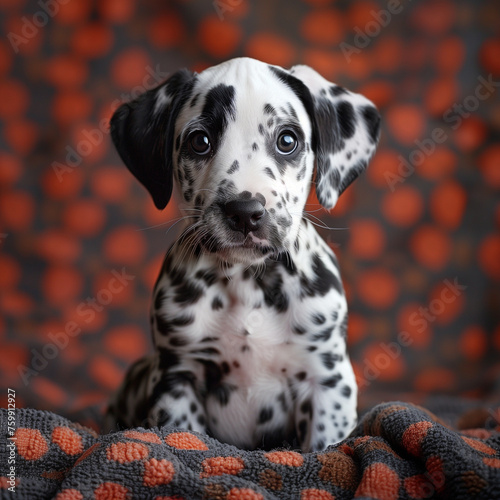 Dalmatian puppy portrait  © Mark