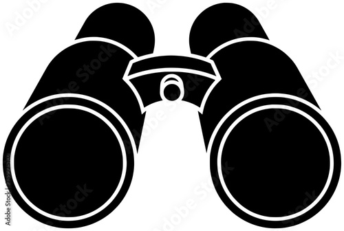 adventure illustration nature silhouette binoculars logo birding icon army outline forest hiking travel summer camp outdoor activity tourism backpack shape tourist exploration looking for vector