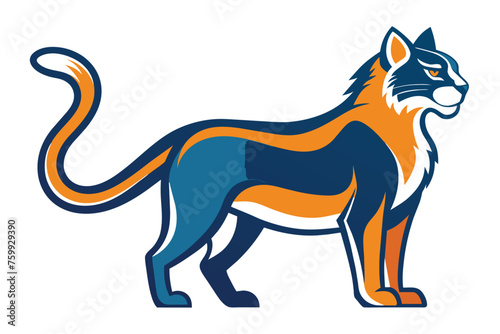 cat logo side vector design 2.eps