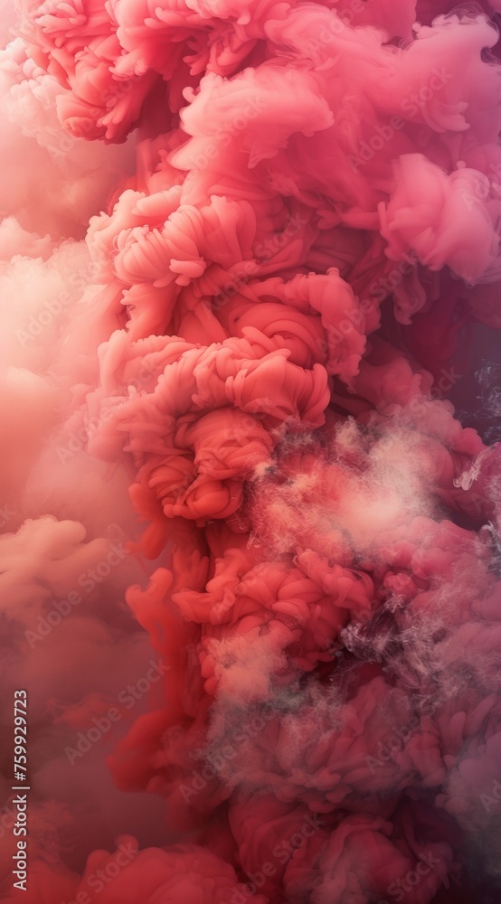 Fototapeta premium Abstract Pink clouds, Smoke background