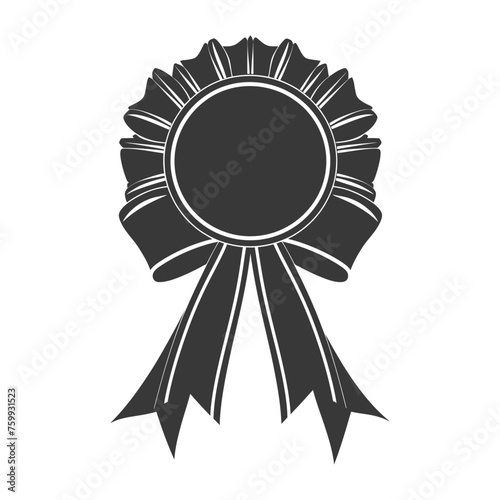 Silhouette Award rosette black color only