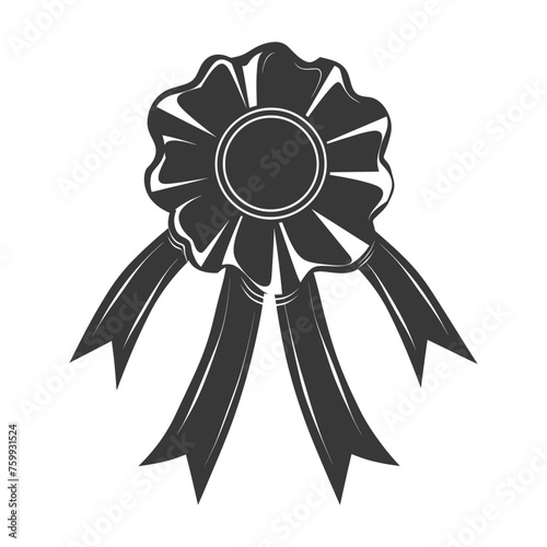 Silhouette Award rosette black color only