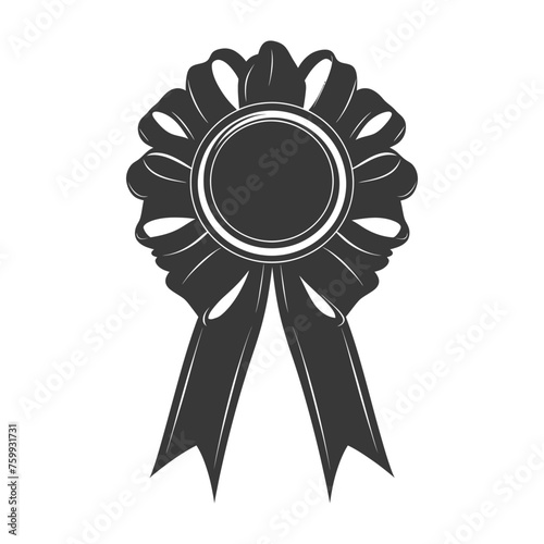 Silhouette Award rosette black color only
