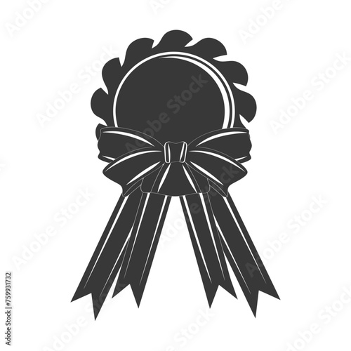 Silhouette Award rosette black color only
