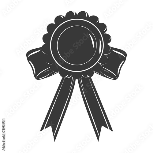 Silhouette Award rosette black color only