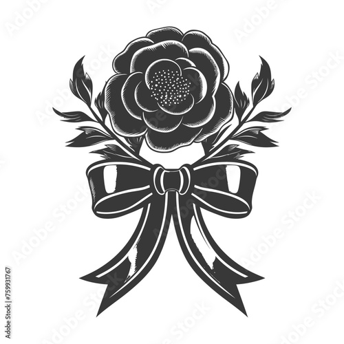 Silhouette Award rosette black color only