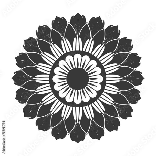 Silhouette Award rosette black color only