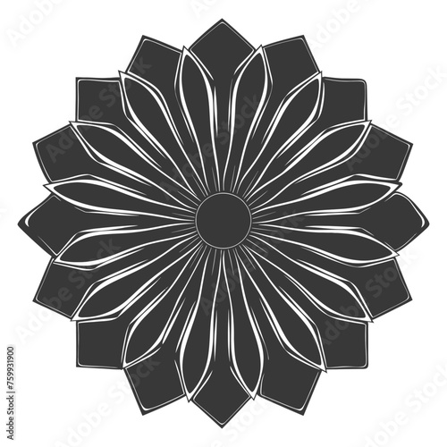 Silhouette Award rosette black color only