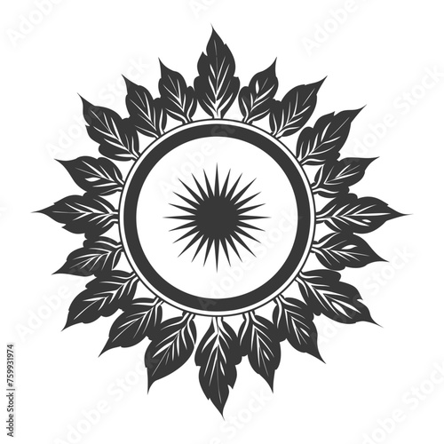 Silhouette Award rosette black color only