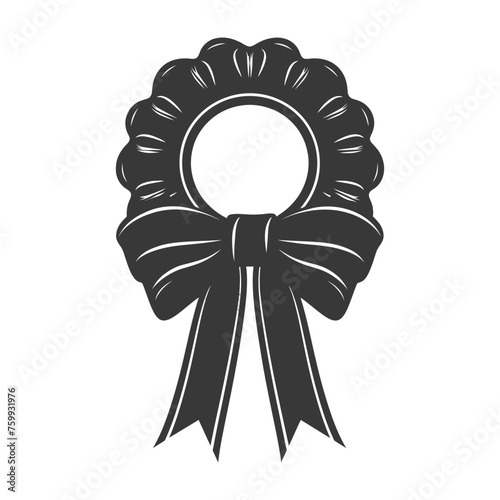 Silhouette Award rosette black color only