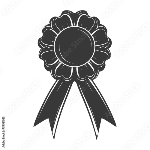 Silhouette Award rosette black color only