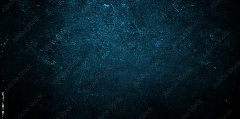 Naklejka premium Concrete blue grunge backdrop stone wall marble texture. Abstract background of natural cement or stone texture. Concrete black texture. Architecture blue marble texture background for design.