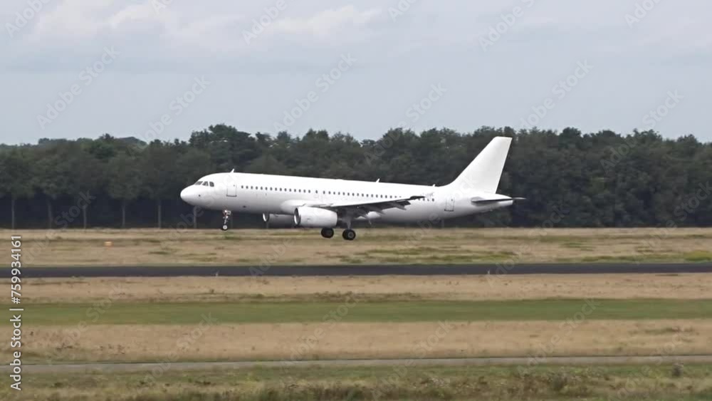 Generic Aircraft Landing at International Airport Generic Aircraft Landing at International Airport