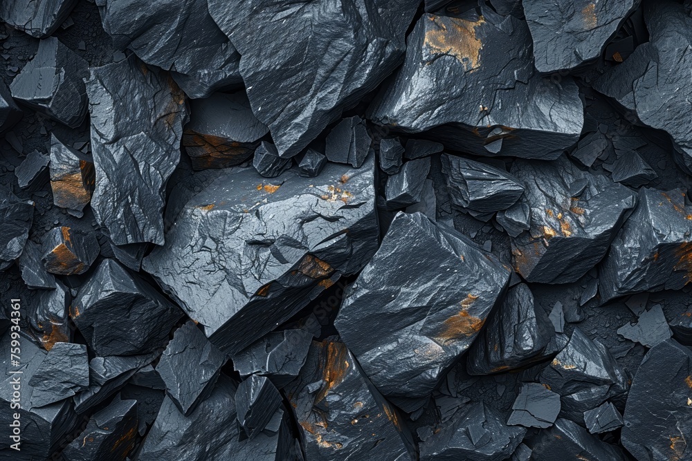 Experiment with contrasting shades and textures to depict the unique characteristics of hornfels