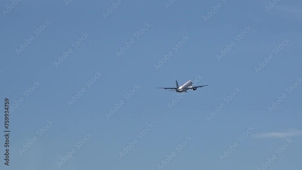 Silhouette of Airplane Departing at Airport (generic unmarked white) Silhouette of Airplane Departing at Airport (generic unmarked white)