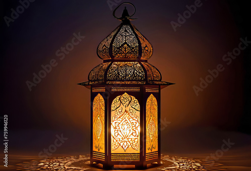 the warm glow of a traditional Ramadan lantern  the cultural significance of Muslim lanterns.