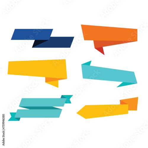 Set of vector banners call out illustration set #