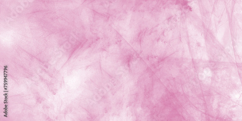 Splash pink acrylic colorful background art design. Abstract baby pink and magenta color shades gradient illustration. Pink background with space. Fantasy smooth light design. Pink color light ink.	