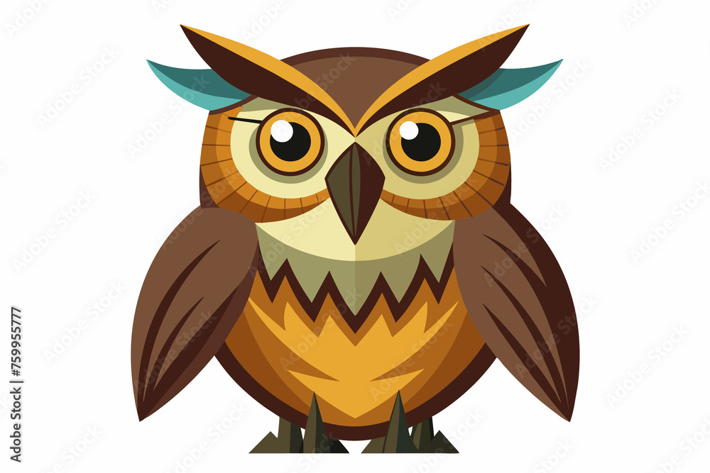 Owl Illustration Design Owl Illustration Design