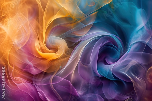 abstract colorful smoke background