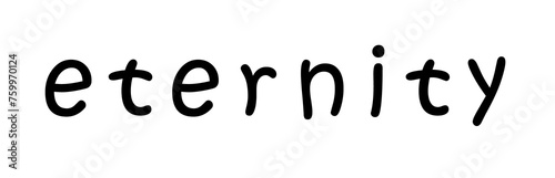 Eternity text png photo