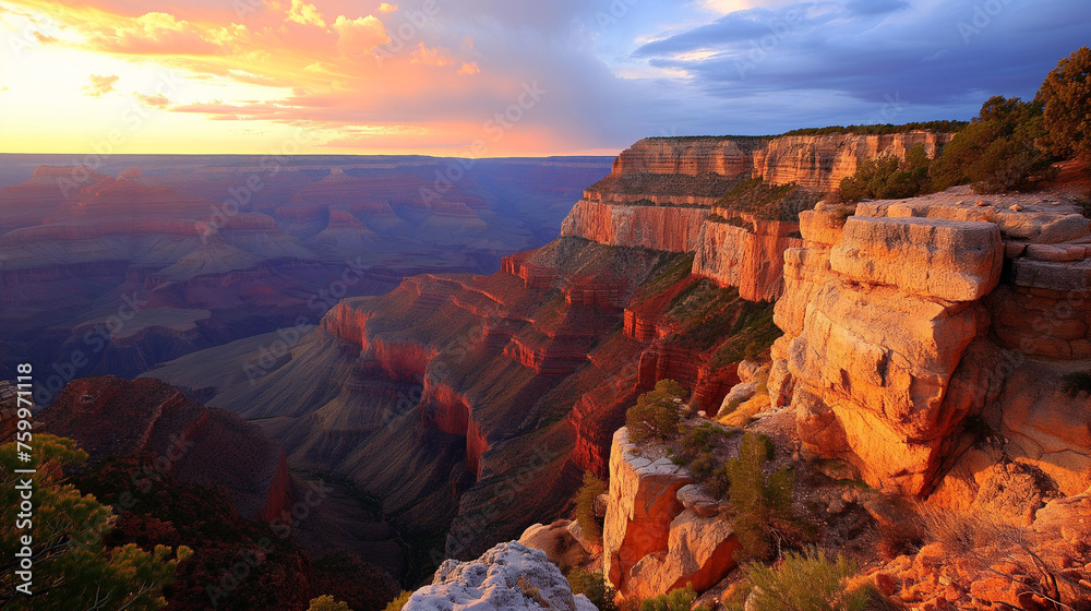 Grand Canyons Sunset Vista