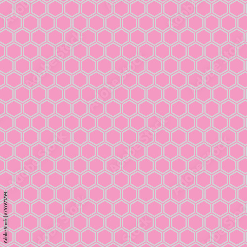 simple abstract light grey ash color small polyon hexagon pattern on light pink color background, perfect for background, wallpaper