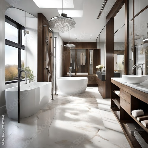 modern bathroom interior