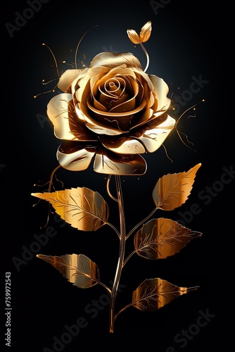 Flower made by AI wallpaper