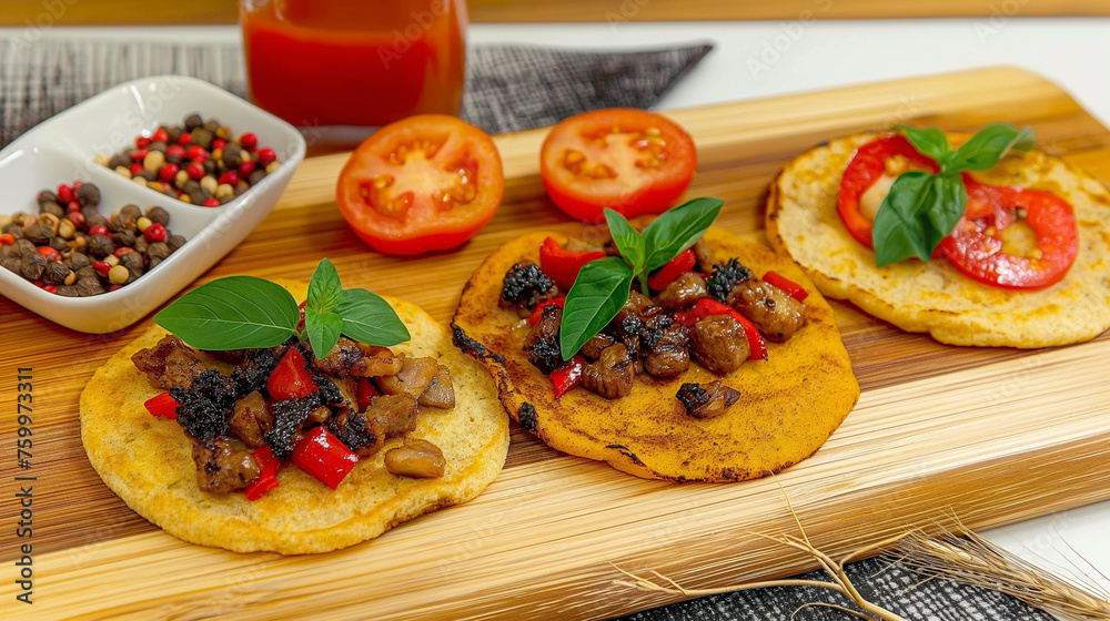Tortilla pancakes - a product that can be used in many different ways.