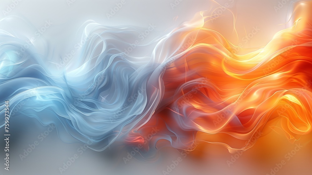 Abstract flame waves background