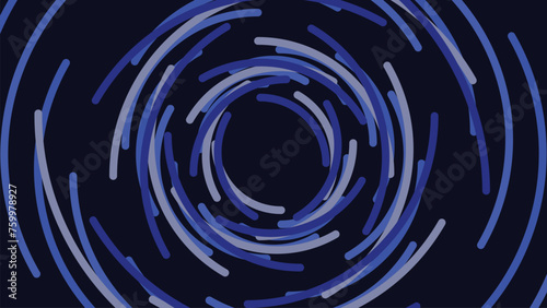 Abstract round spiral dotted vortex style urgency spinning creative hole background. photo