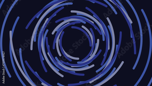 Abstract round spiral dotted vortex style urgency spinning creative hole background.