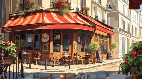 Parisian Caf Corners photo
