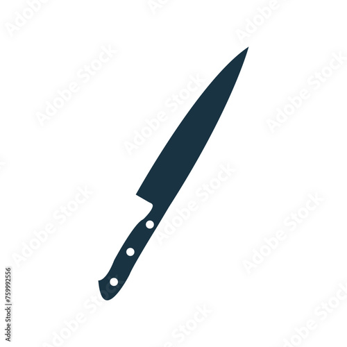 Abstract premium stylish knife vector icon design.